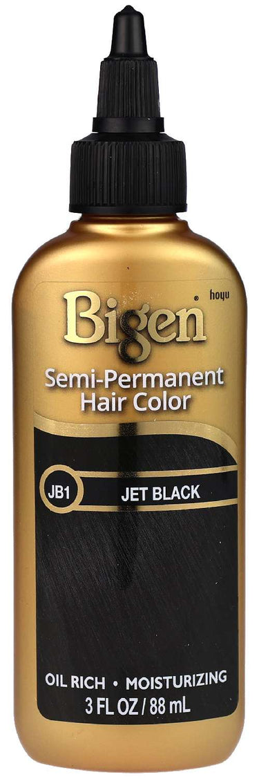 Bigen Semi-Permanent Hair Color JB1 Jet Black 3 Oz - ANNS BEAUTY SUPPLY
